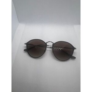 Ray Ban RB3574-N Round‎ Sunglasses Bronze Gradient Lenses Black Metal Frames